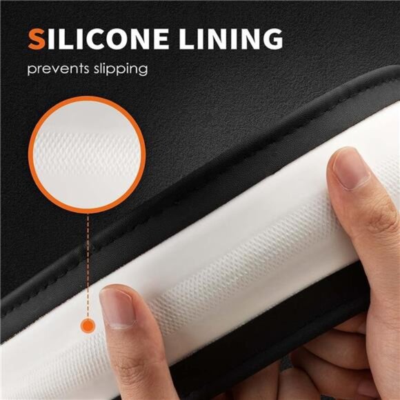 Car Steering Wheel Cover -Universal Car Accessory for Diverse Cars,Leather Cover - Picture 6 of 7